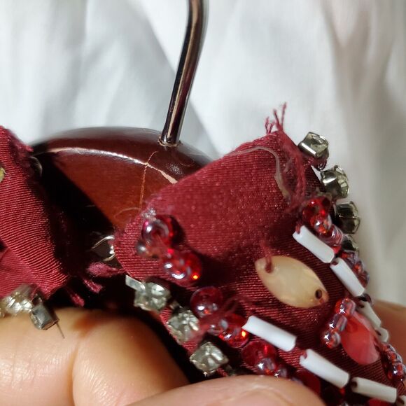 BICICI & COTY  Burgundy formal gown Size Large - Picture 6 of 13